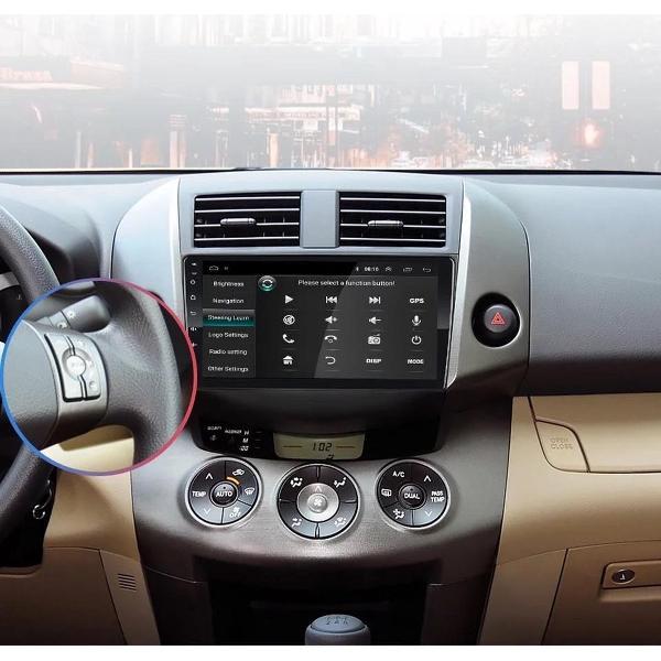 Toyota Rav4 2006-2013 Android 10 navigatie en multimediasysteem bluetooth usb wifi