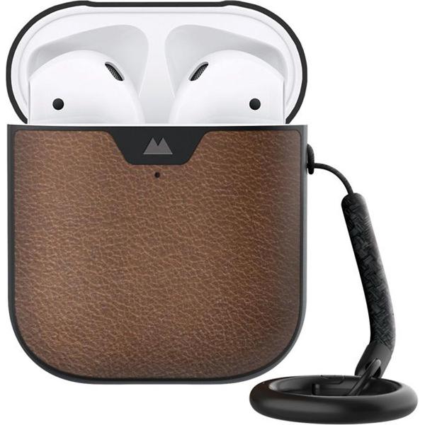 Mous Leather Protective Case voor AirPods - Bruin