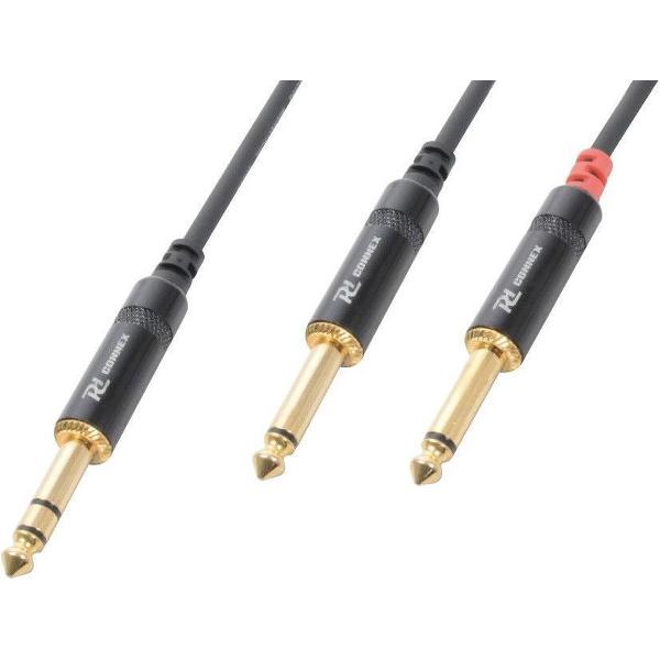 PD Connex Kabel 6.3 Stereo - 2x6.3 Mono 1,5m