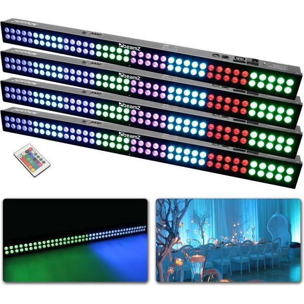 BeamZ LCB803 LED BAR set voor het uitlichten van wanden, vloeren, bar, etc.