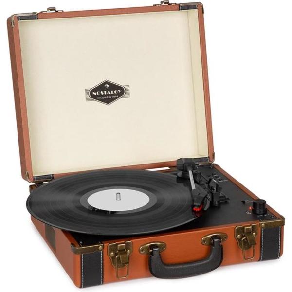 Jerry Lee BT platenspeler BT USB opname & afspelen bruin