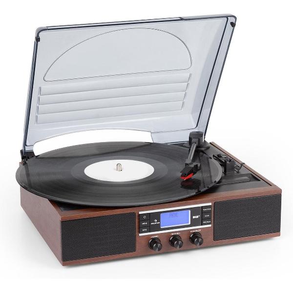 TT-138 DAB platenspeler DAB+/FM snaaraandrijving 33/45 RPM line-out