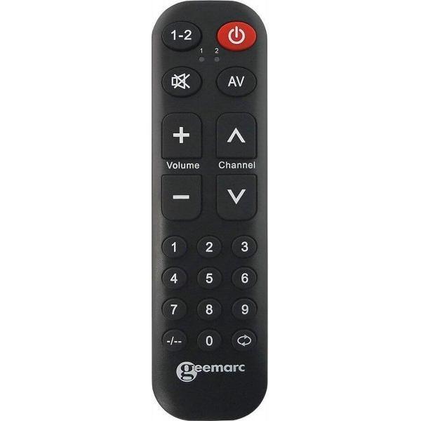 Geemarc TV-10 universelle Afstandsbediening Zwart