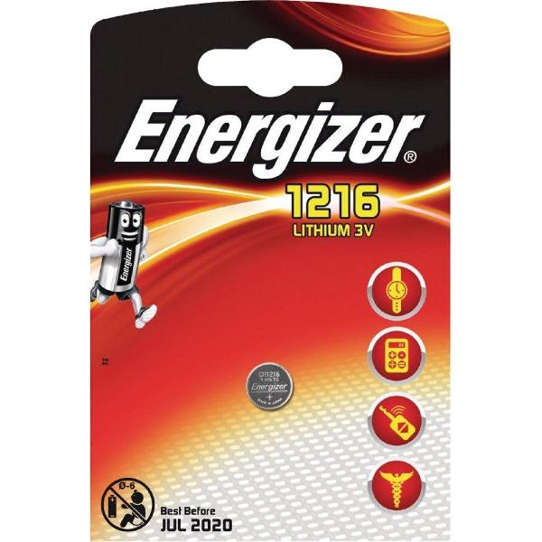 Energizer Batterij Knoopcel Lithium 3v Cr1216 Per Stuk