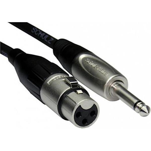 Schulz Xlr S100 Microfoonkabel (6,3 Mm S8 Jack) 6 Meter