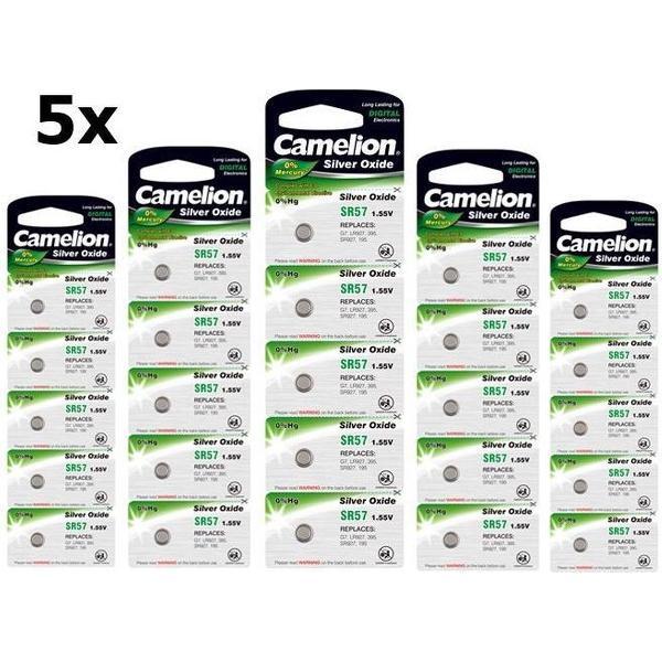 25 Stuks (5 Blister a 5st) Camelion 399-395/G7/SR927W 1.5V 52mAh knoopcel batterij