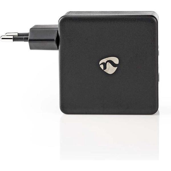 Nedis WCPD30W110BK Thuislader 3,0 A Usb (qc) / Usb-c™ Voeding: 30 W Zwart