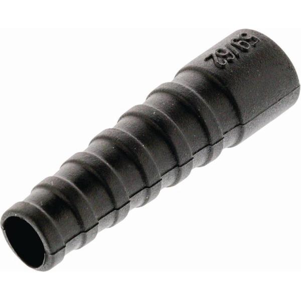 Nedis CVGP01961BK Bnc-kabelbeschermer Voor Rg59/rg62-kabels - 10 Stuks Zwart