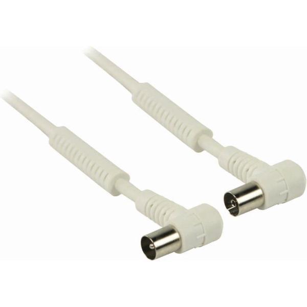 Nedis CSGP40120WT100 Coaxkabel 120 Db Iec (coax) Male Haaks - Iec (coax) Female Haaks 10 M Wit