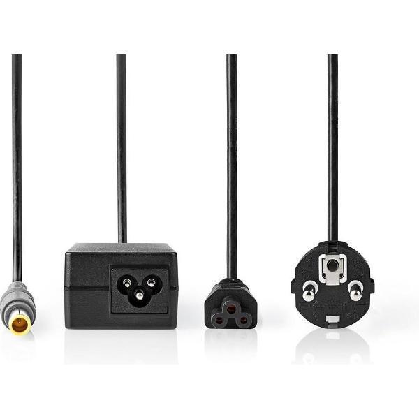 Nedis NBARF6507FBK Notebook-adapter 65 W 7,9 X 5,5 Mm Centrale Pin 20 V / 3,25 A Geschikt Voor Ibm Incl. Voedingskabel