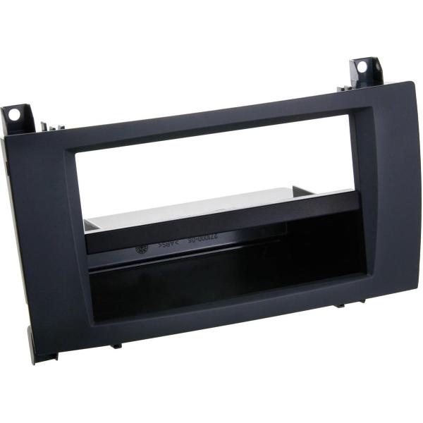 2-DIN Paneel RT met pocket Mercedes Benz SLK-Klasse 2004-2011 Kleur: Zwart