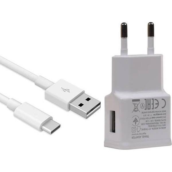 Wicked Narwal | Type C Universal Travel Charger 2.4 A Wit + USB Kabel