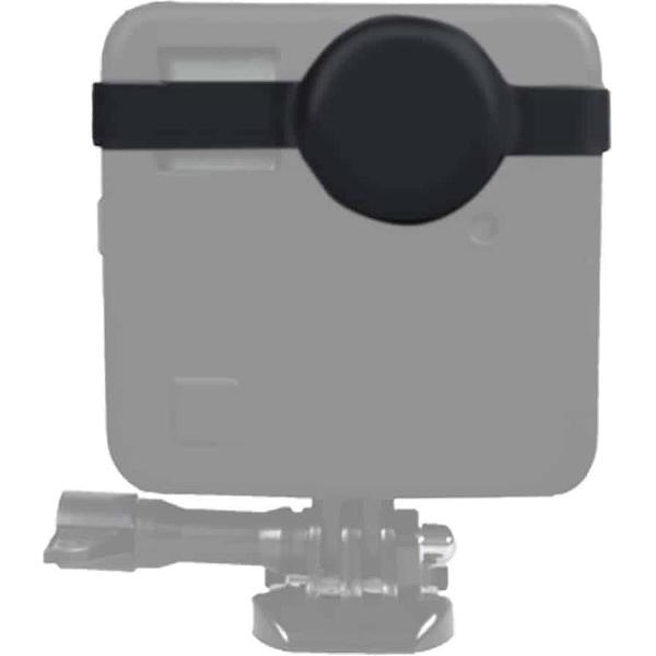 PULUZ voor GoPro Fusion siliconen beschermhoes met dubbele lens (zwart)
