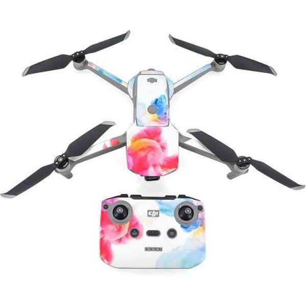 STARTRC voor DJI Mavic Air 2 PVC-machinebehuizing + afstandsbediening + batterij decoratieve stickerset (inktwolk)