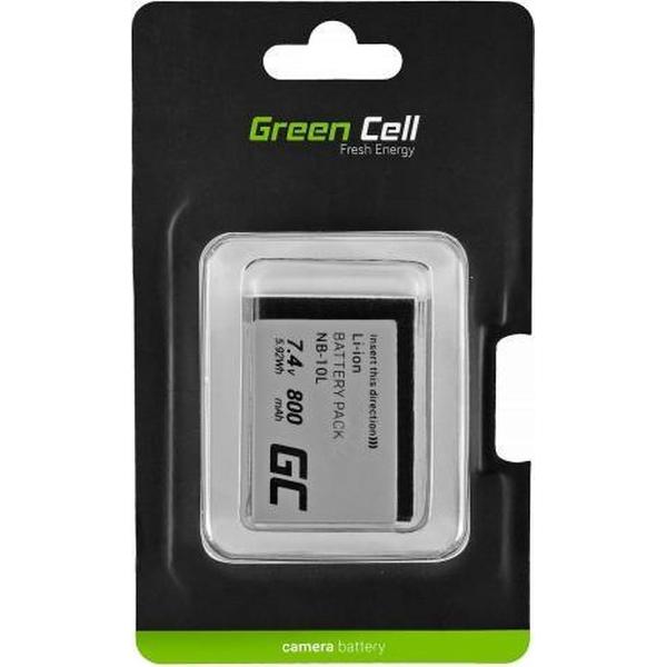 Batterij NB-10L Canon PowerShot G15, G16, G1X, G3X, SX40 HS, SX40HS, SX50 HS, SX60 HS 7.4V 800mAh