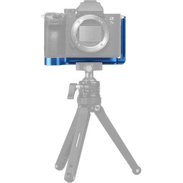 Camerahandvat Quick Release L Plate voor Sony A7III / A9 (blauw)