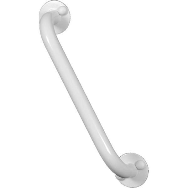 Badkamer-toilet handgreep 30 cm RVS wit