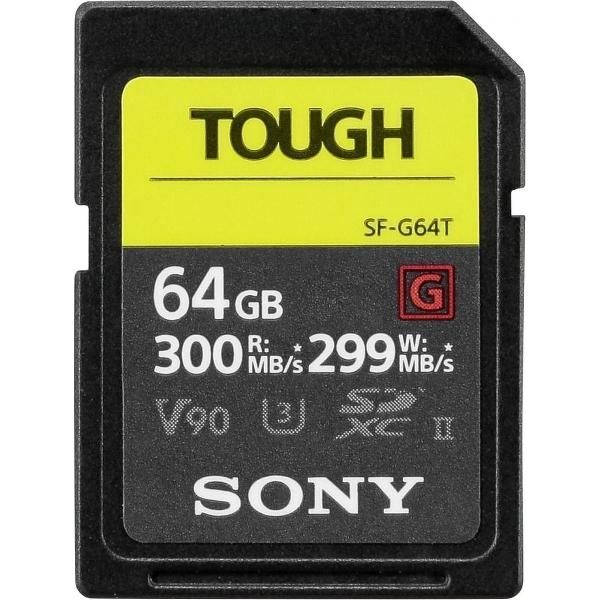 Sony Tough Professional SDXC 64 GB - CL10 UHS-II R300 W299 U3 V90