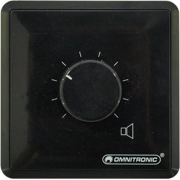 OMNITRONIC PA Volume Controller 10W stereo bk