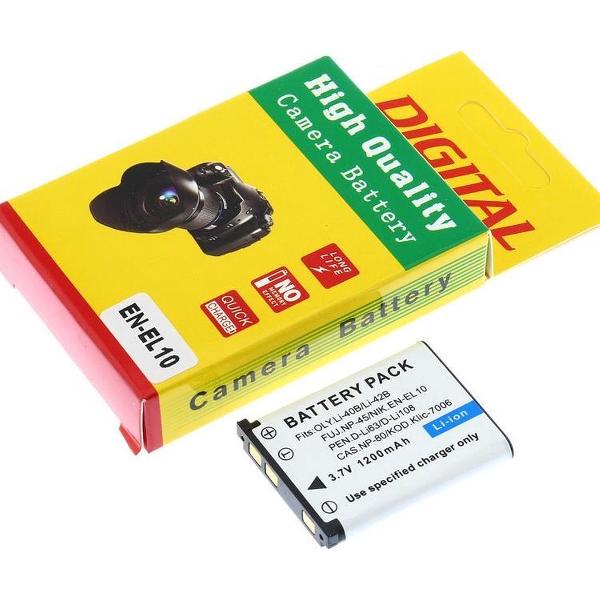 Camera Batterij Accu EN-EL10 1200mAh Nikon Coolpix S80
