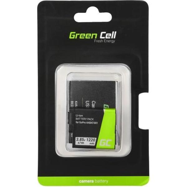 AHDBT-501 AABAT-001 Camera Batterij voor GoPro HD HERO5 HERO6 HERO7 zwart 3.85V 1220mAh