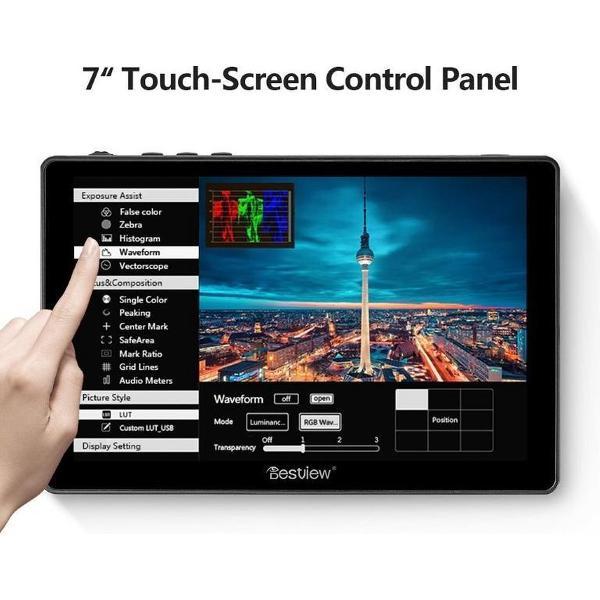 DESVIEW R7 7-inch on camera monitor touch screen