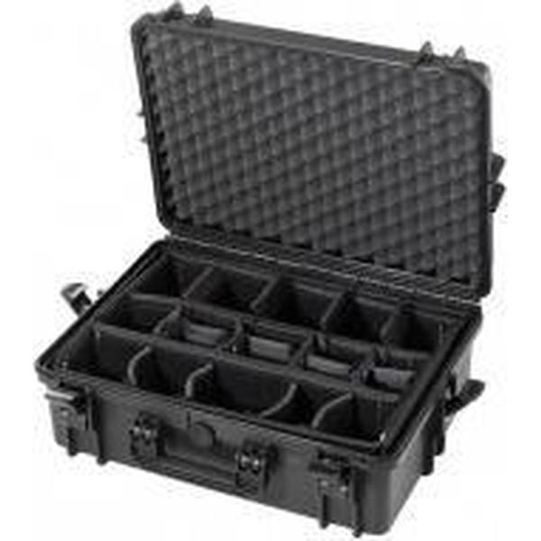Gaffergear camera koffer 050 zwart - Met klittenband vakverdeling - 42,800000 x 21,100000 x 21,100000 cm (BxDxH)
