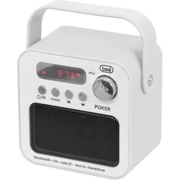 Trevi DR 750 BT Draagbaar Digitaal Wit radio