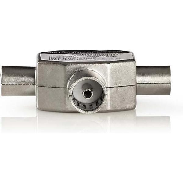 Nedis CSBW40950WT Adapter Coax 2x Iec (coax) Male - Iec (coax) Female