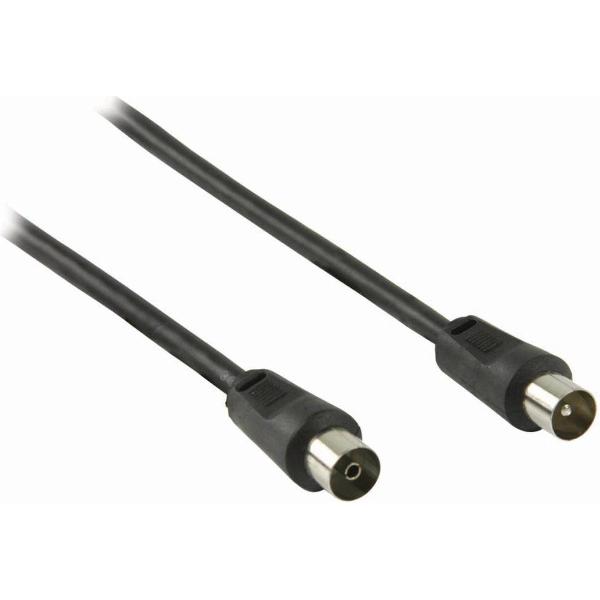 Nedis CSGP40000BK15 Coaxkabel 90 Db Iec (coax) Male - Iec (coax) Female 1,5 M Zwart