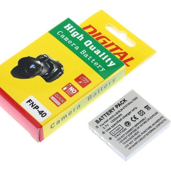 Camera Batterij Accu Fujifilm NP-40 Samsung SLB0737 1200mAh