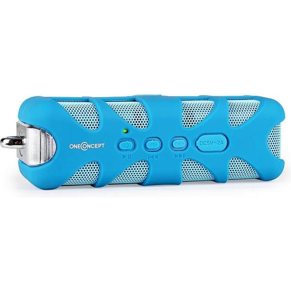 Blue Know Bluetooth-luidspreker AUX accu blauw