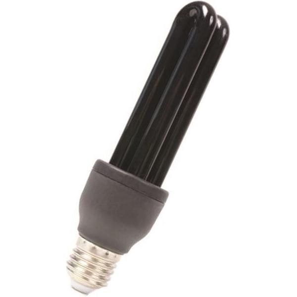 1x Feestverlichting blacklight lampen grote fitting 25 watt - E27 fitting - Feest reservelampen spaarlampen