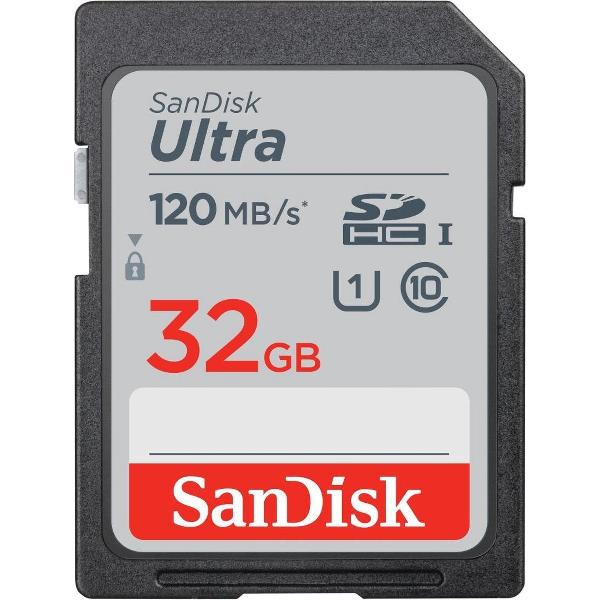 SanDisk SDHC Ultra 32GB (Class 10/UHS-I/120MB/s)
