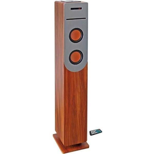 INOVALLEY HP34-CD-WOOD CD-speler Tour - Bluetooth - 100 W - USB - hout en grijs
