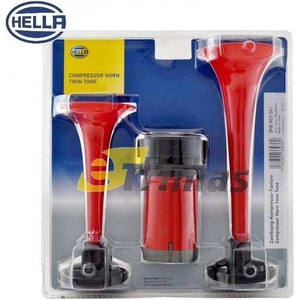 Tweeklankcompressorfanfare 12V