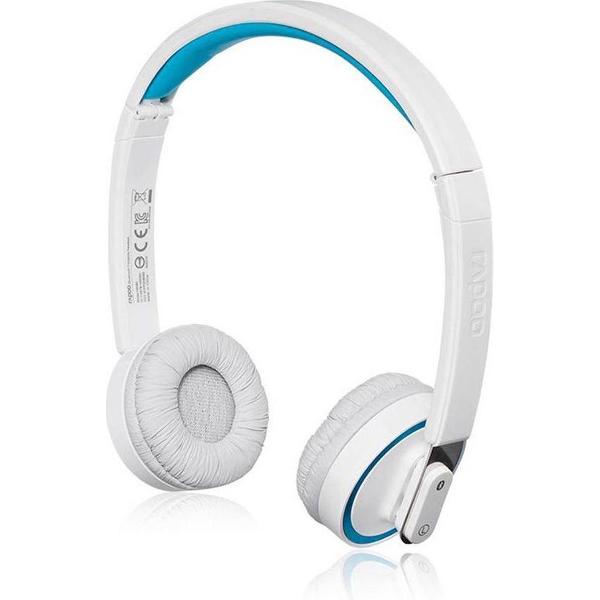 Rapoo H6080 opvouwbare draadloze Bluetooth Headset - Blauw