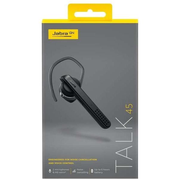 Jabra - Talk 45 Bluetooth Headset - Zwart