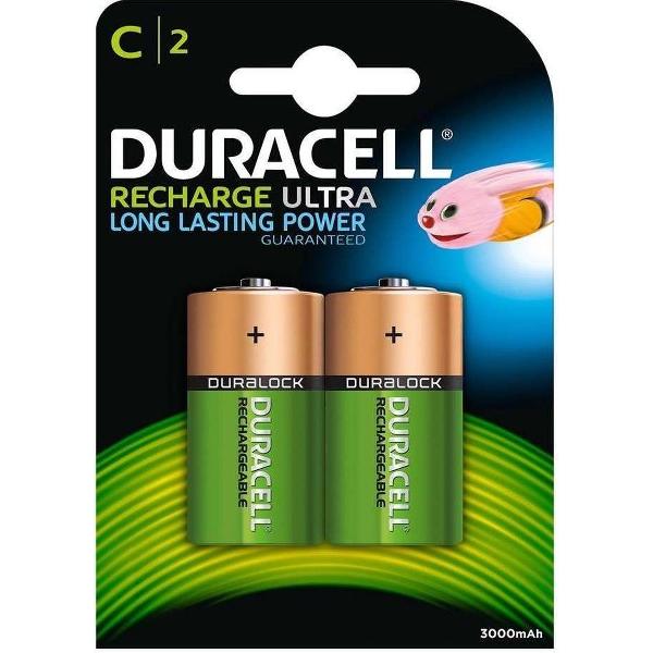 Duracell - Recharge Ultra Accu 2x C-cell 3000 mAh - HR14