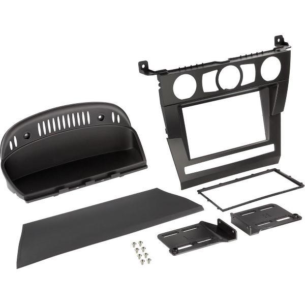 2-DIN Paneel BMW 5-Serie (E60) 2003-2007 Kleur: Zwart