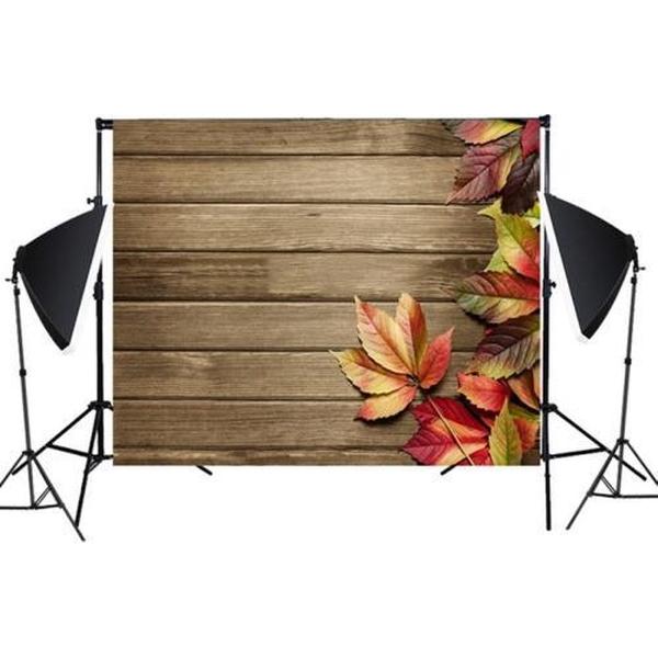 1,25 mx 0,8 m Houtnerf bloemtak prop 3D simulatie fotografie achtergrond doek (MB22)