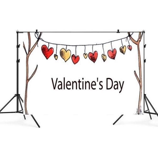 2.1mx 1.5m Valentijnsdag Foto Feest Layout Props Fotografie Achtergronddoek (015)