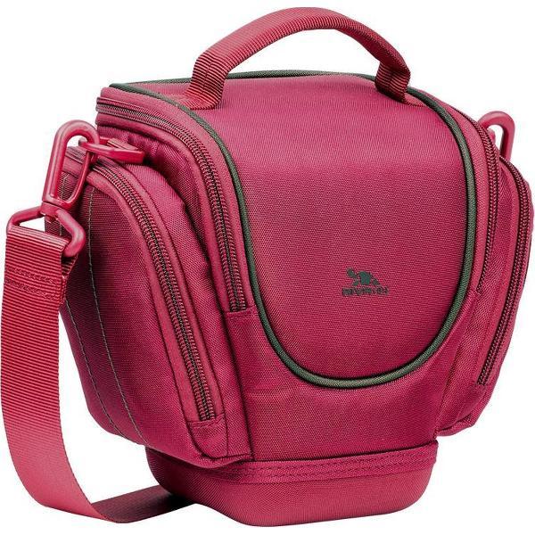 Riva 7202 SLR Holster Case with side pockets red