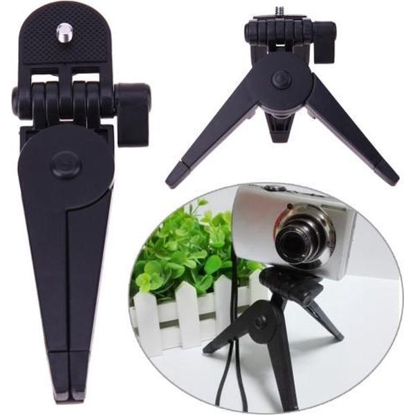 Draagbare mini statief rotatie desktop handvat stabilisator opvouwbare statief voor mobiele telefoon camera