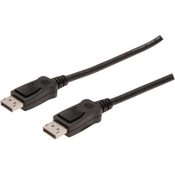 Digitus DK-340100-010-S DisplayPort kabel 1 m Zwart