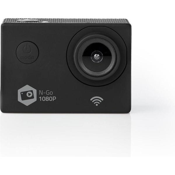 Nedis ACAM21BK Action Cam Full Hd 1080p Wi-fi Waterdichte Behuizing