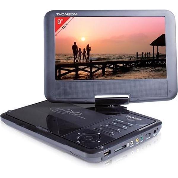 Thomson THP369B draagbare dvd Tafelblad Zwart 22,9 cm (9'')