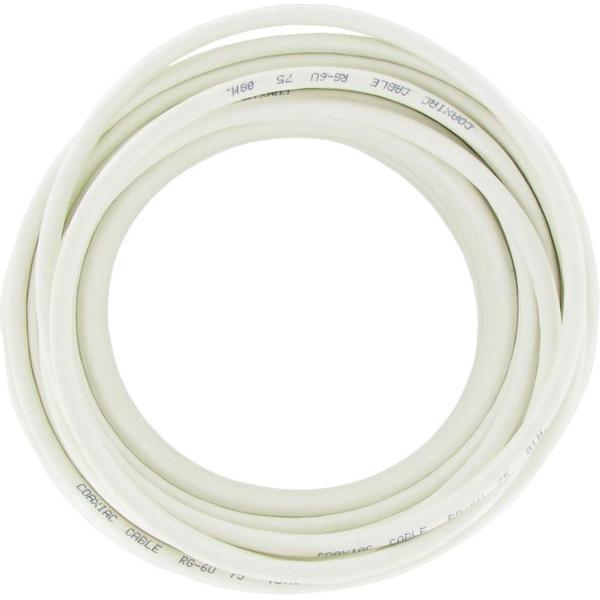 KOPP coaxkabel | Ø 6.5mm | 75 Ohm | wit | 20 meter