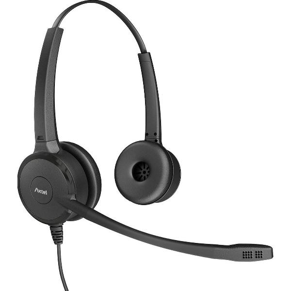 Axtel PRIME HD duo NC Headset Hoofdband Zwart