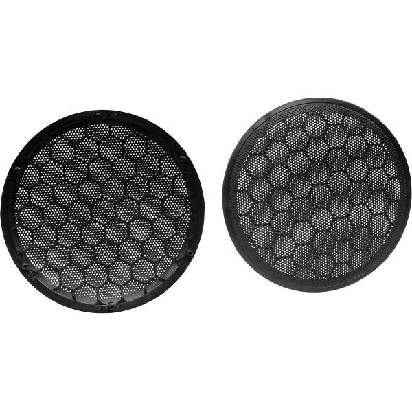 Speaker Grill set Ø 165 mm Div.modellen Seat -Volkswagen Kleur: Zwart > Voorportier+Achterportier